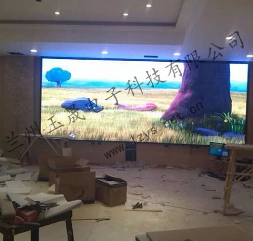 西寧市中德酒店室內(nèi)PH4全彩屏