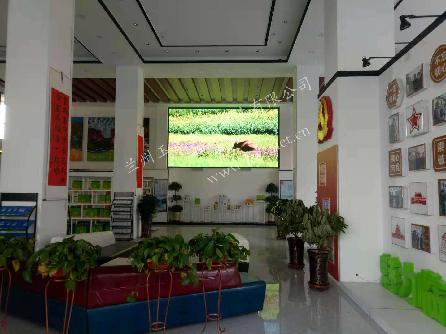 臨潭室內(nèi)P2.5全彩完工